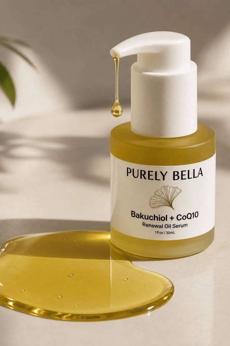 Bakuchiol + CoQ10 Renewal Oil Serum, Alternate, color, Yellow