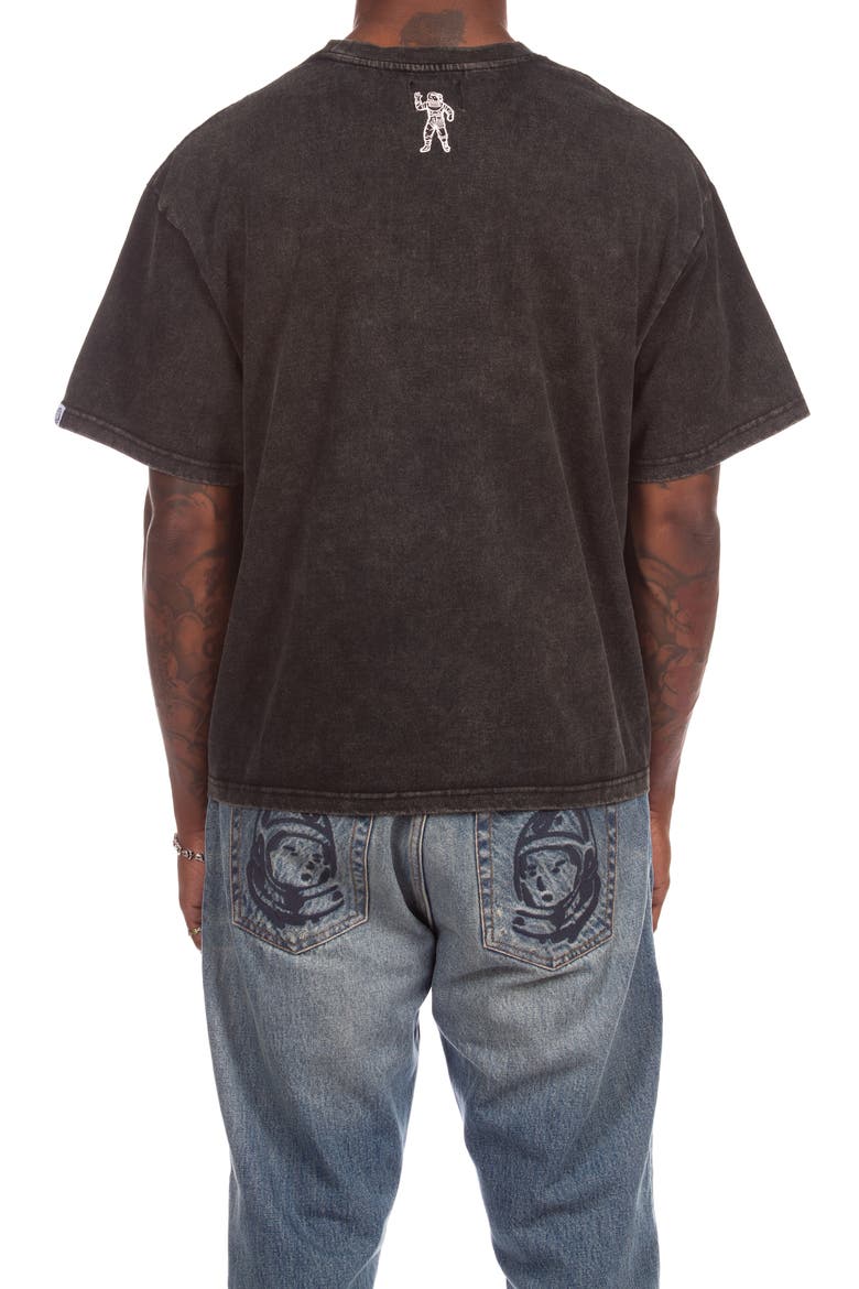 Faded Curve Graphic T-Shirt, Alternate, color, BLACK