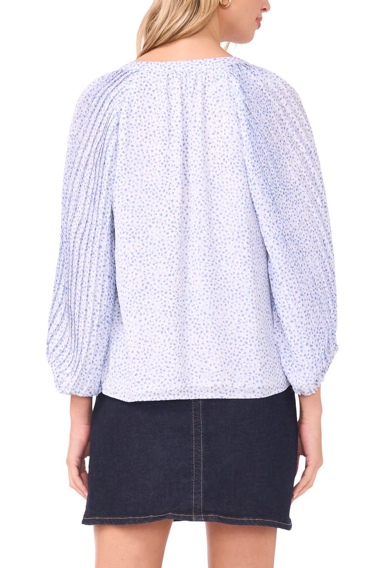 Abstract Print Button-Up Shirt, Alternate, color, LAKE BREEZE