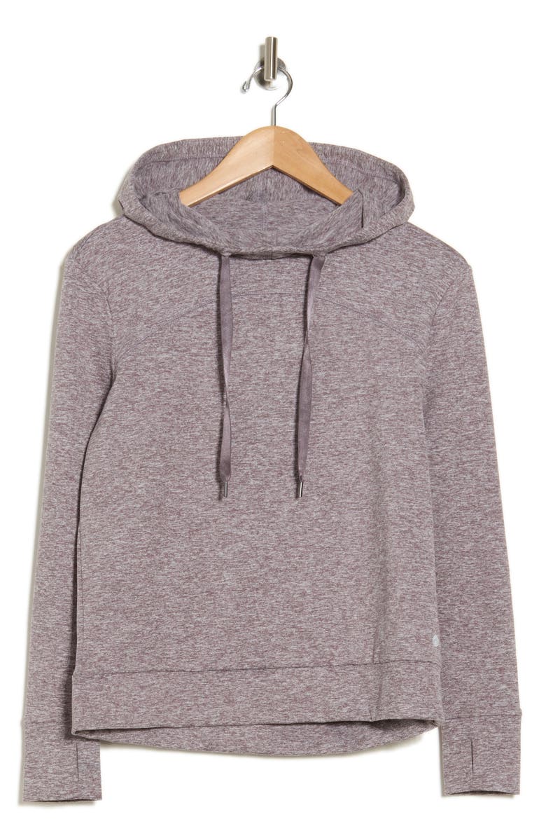 APANA Comfort Cowl Neck Hoodie, Alternate, color, Light Grey