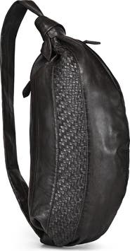 OLD TREND Lily Oversized Handwoven Convertible Leather Sling Bag