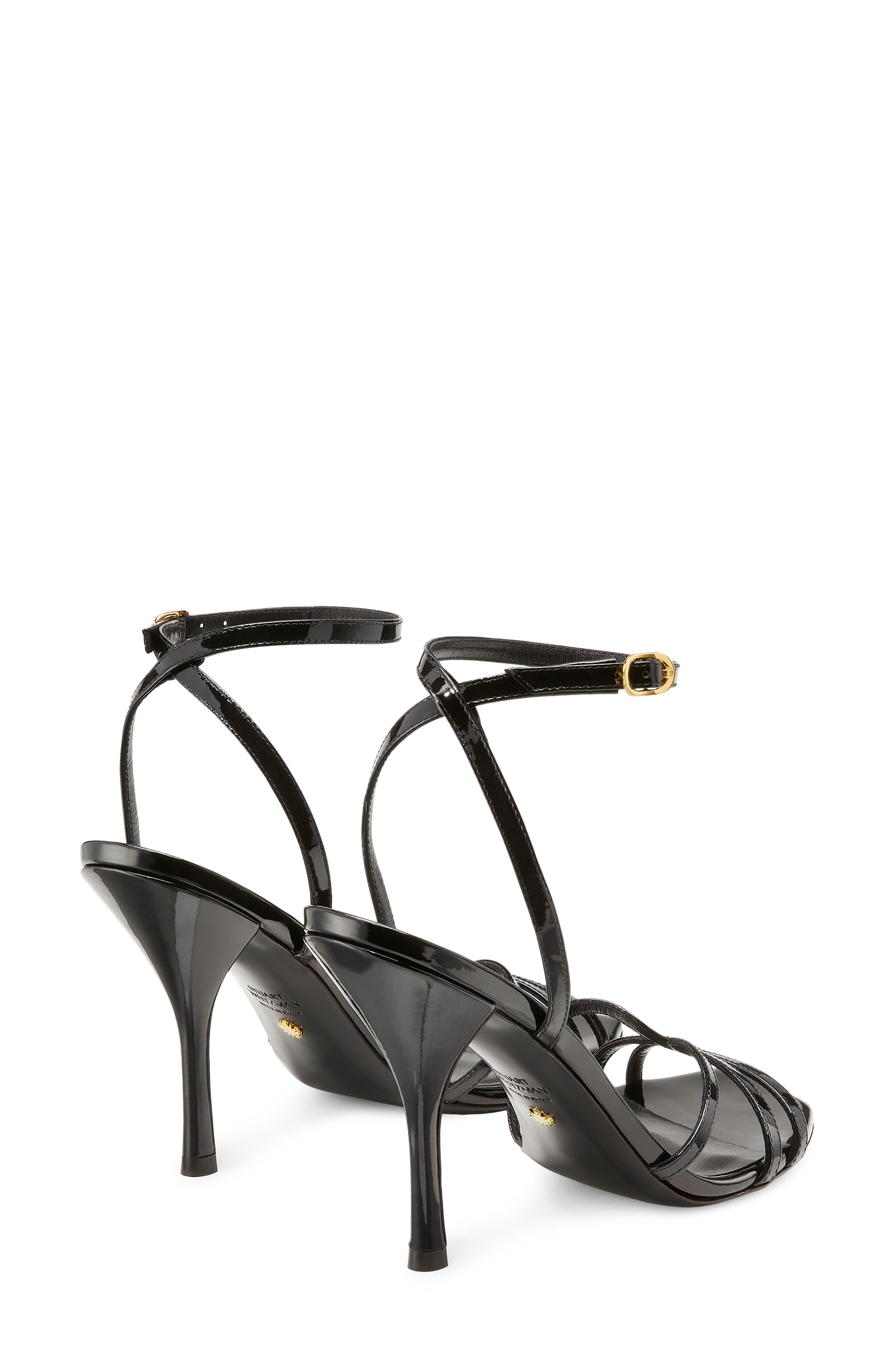 Stuart Weitzman Barelythere Ankle Strap Sandal, Alternate, color, 