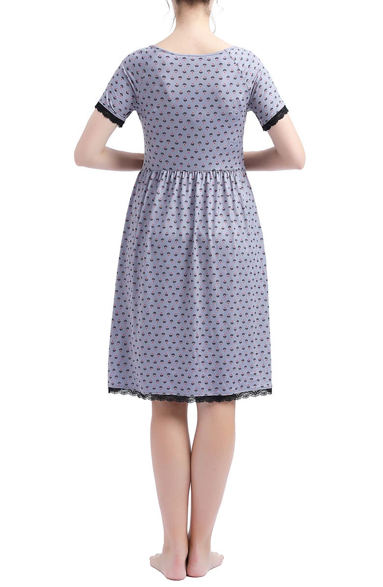 Kimi and Kai Exa Maternity/Nursing Nightgown, Alternate, color, 
