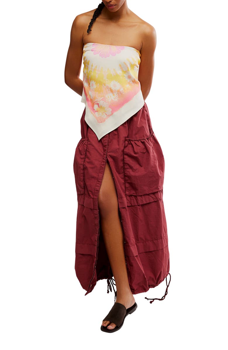 Free People Better Than That Strapless Top, Alternate, color, Ivory Combo