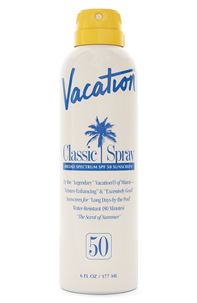 Vacation Classic Spray Broad Spectrum SPF 50 Sunscreen, Main, color, 