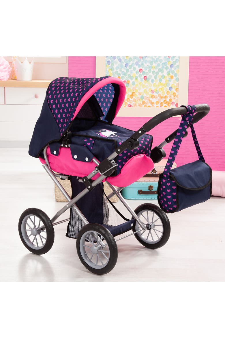 Baby Doll City Star Pram in Polka Dots, Alternate, color, Multicolored