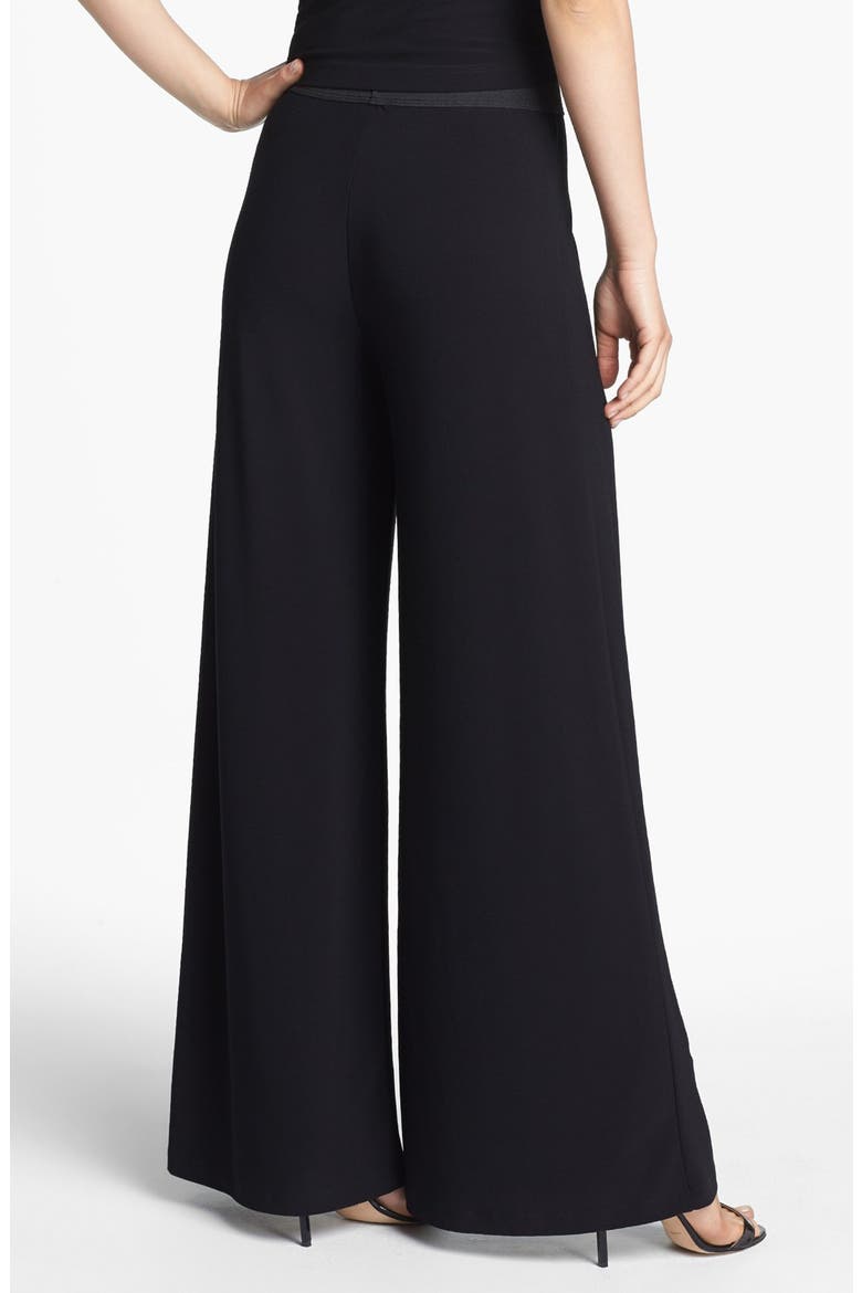 Wide Leg Knit Pants, Alternate, color, BLACK