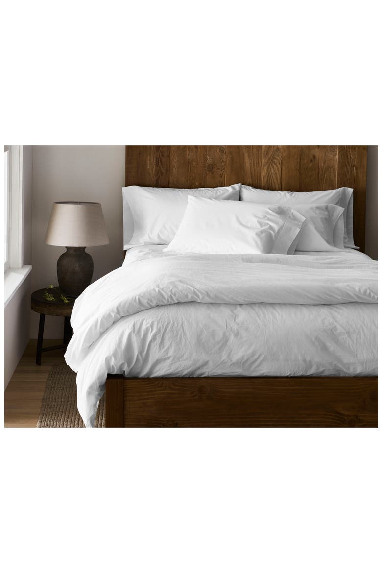 300 Thread Count Organic Cotton Percale Pillowcases, Alternate, color, ALPINE WHITE
