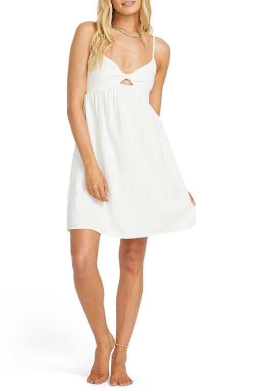BILLABONG BILLABONG IN A TWIST COTTON MINIDRESS