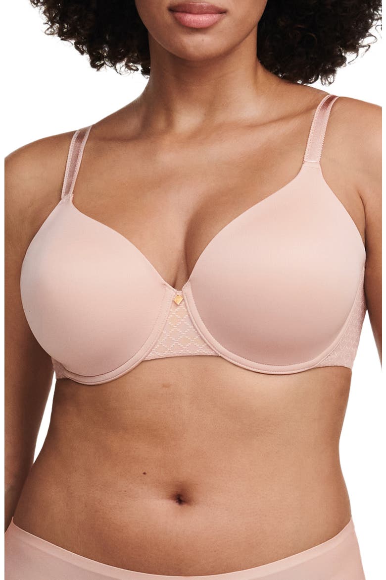 Norah Chic Underwire T-Shirt Bra, Main, color, ROSE