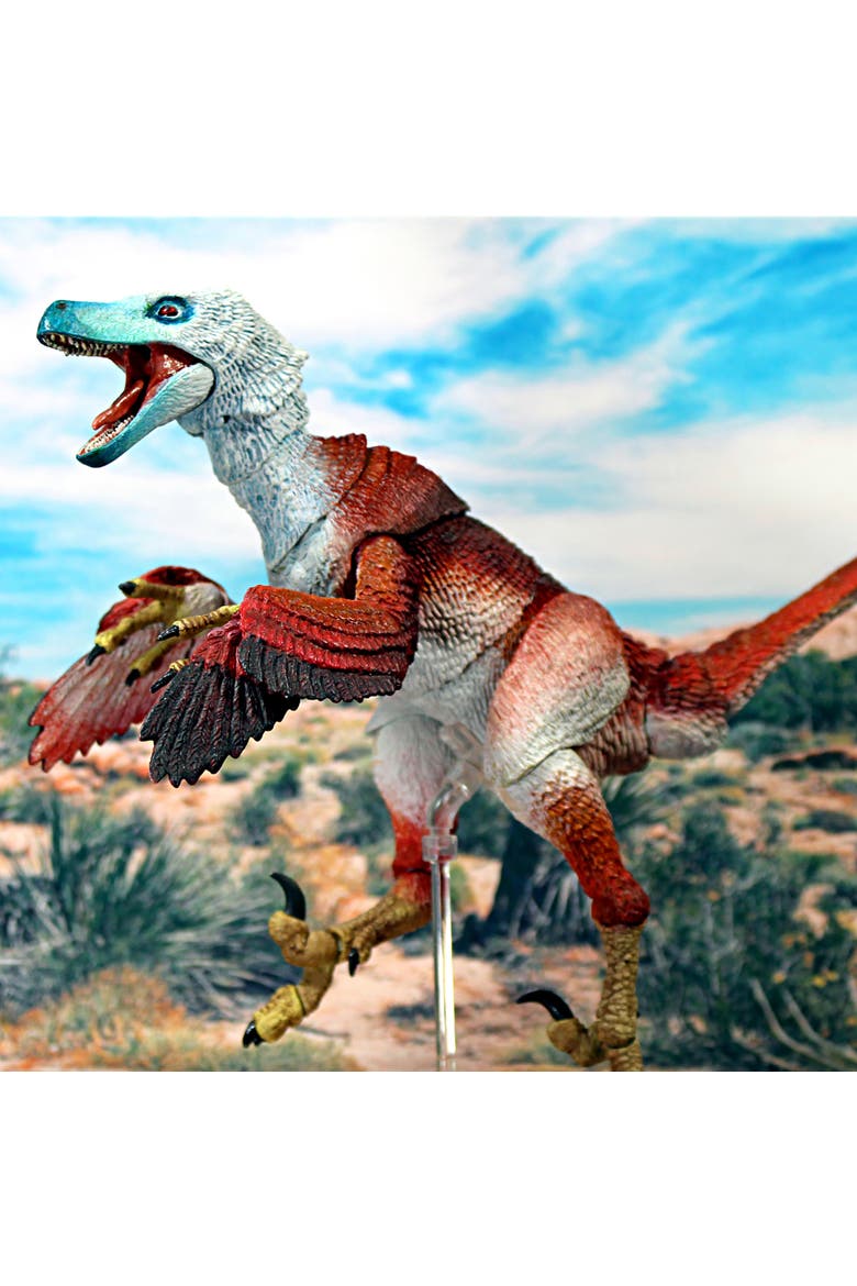 Velociraptor Osmolskae Dinosaur Action Figure, Alternate, color, Multicolored