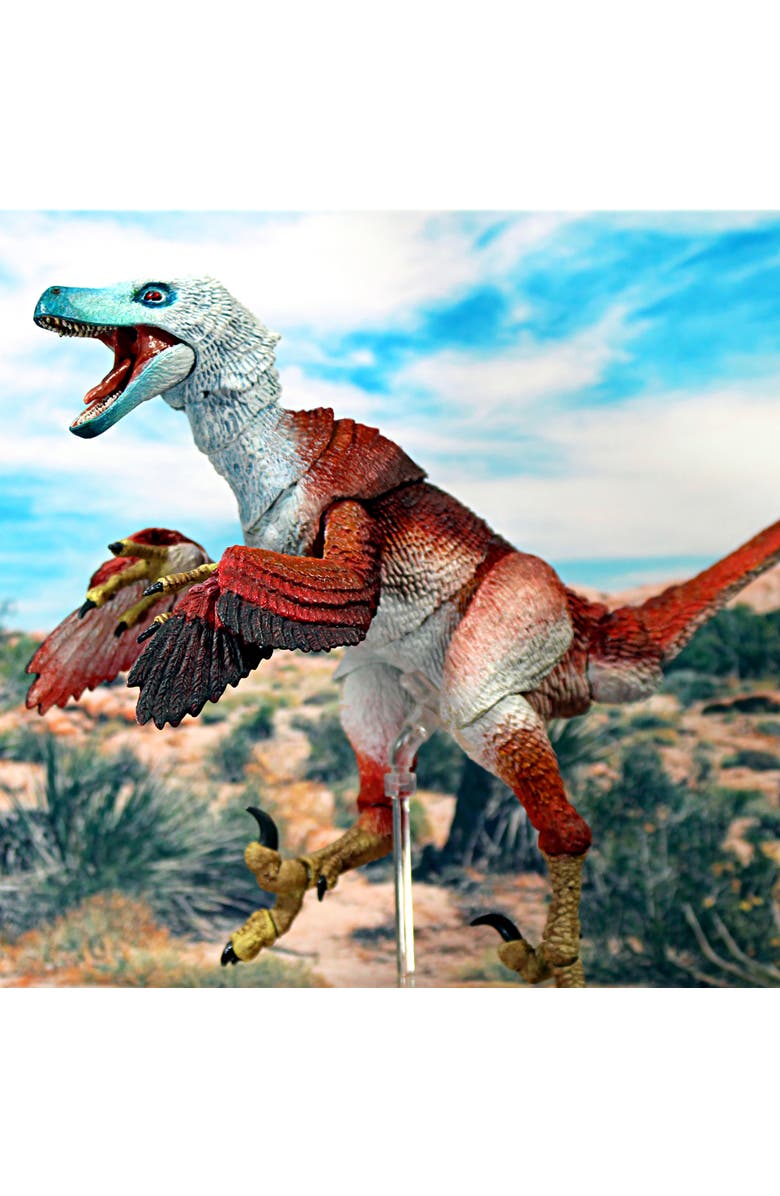 Beasts of the Mesozoic Velociraptor Osmolskae Dinosaur Action Figure, Alternate, color, Multicolored