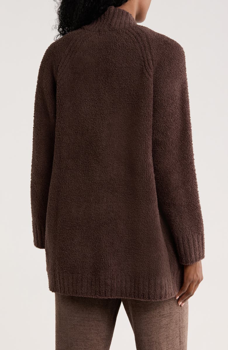 Barefoot Dreams<sup>®</sup> CozyChic<sup>™</sup> Directional Ribbed Cardigan, Alternate, color, Java