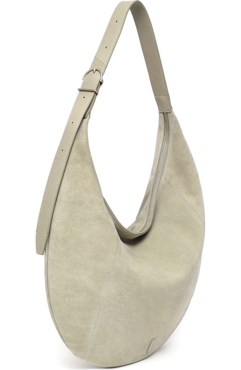 Thacker Oversize Wyatt Suede Hobo Bag, Alternate, color, Sage