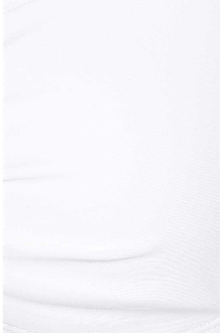 Scallop Bandeau Bikini Top, Alternate, color, WHITE