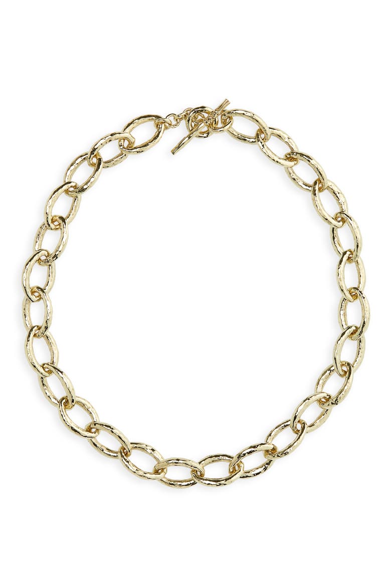 Glamazon - Bastille 18K Gold Link Necklace, Alternate, color, YELLOW GOLD