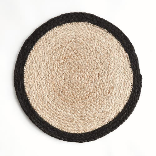 Napa Home & Garden Jute Coil Round Placemats, Set Of 8 In Multi