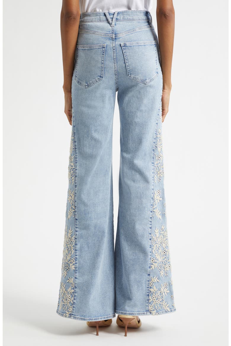 Joplin High Rise Wide Flare Leg Jeans, Alternate, color, SILVERWOOD MOON