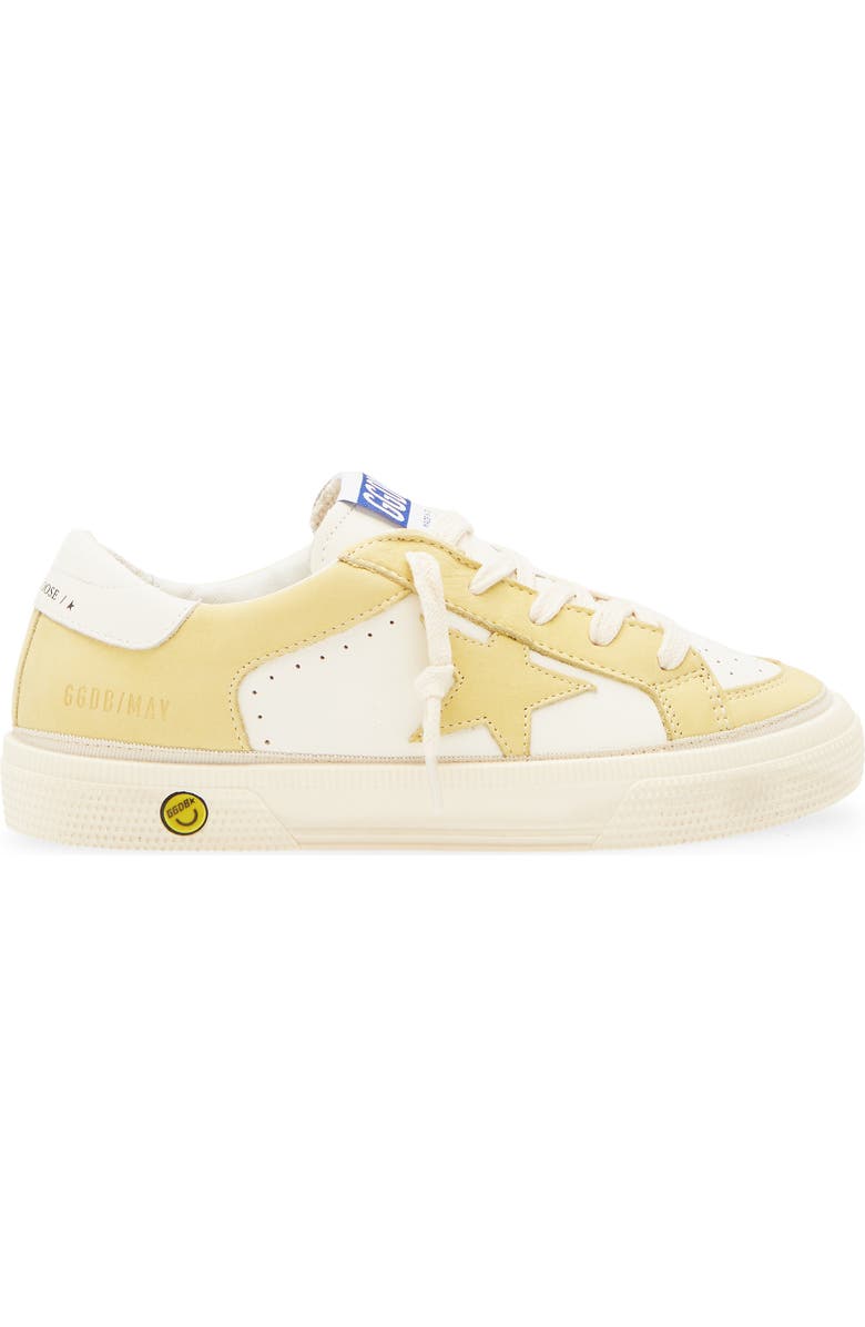 Golden Goose Kids' May Sneaker, Alternate, color, Yellow/ White