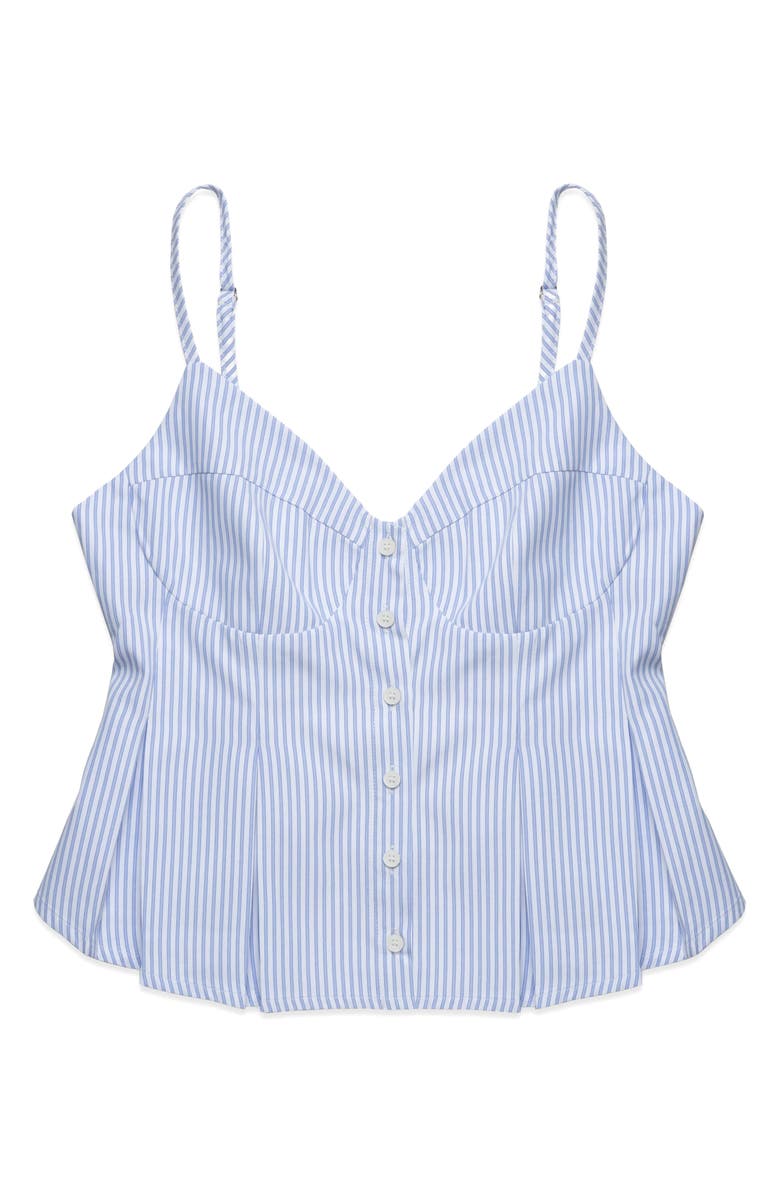 DELUC Corvo Flare Camisole, Main, color, Striped Light Blue