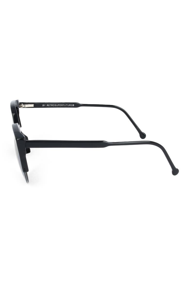 48mm Cat Eye Sunglasses, Alternate, color, BLACK