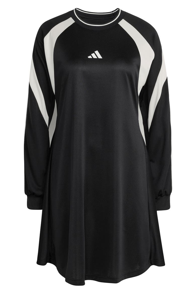 House of Tiro Long Sleeve Dress, Alternate, color, BLACK/ OFF WHITE