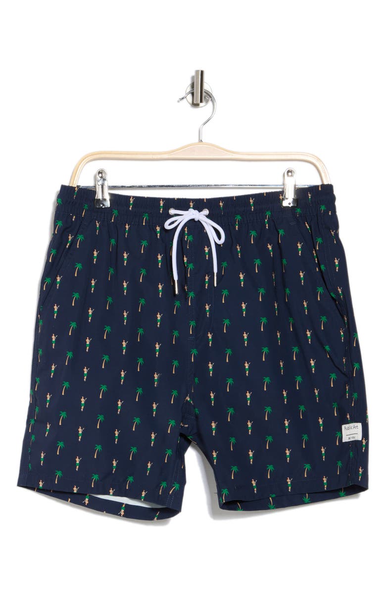 Public Art Aloha Swim Shorts, Alternate, color,