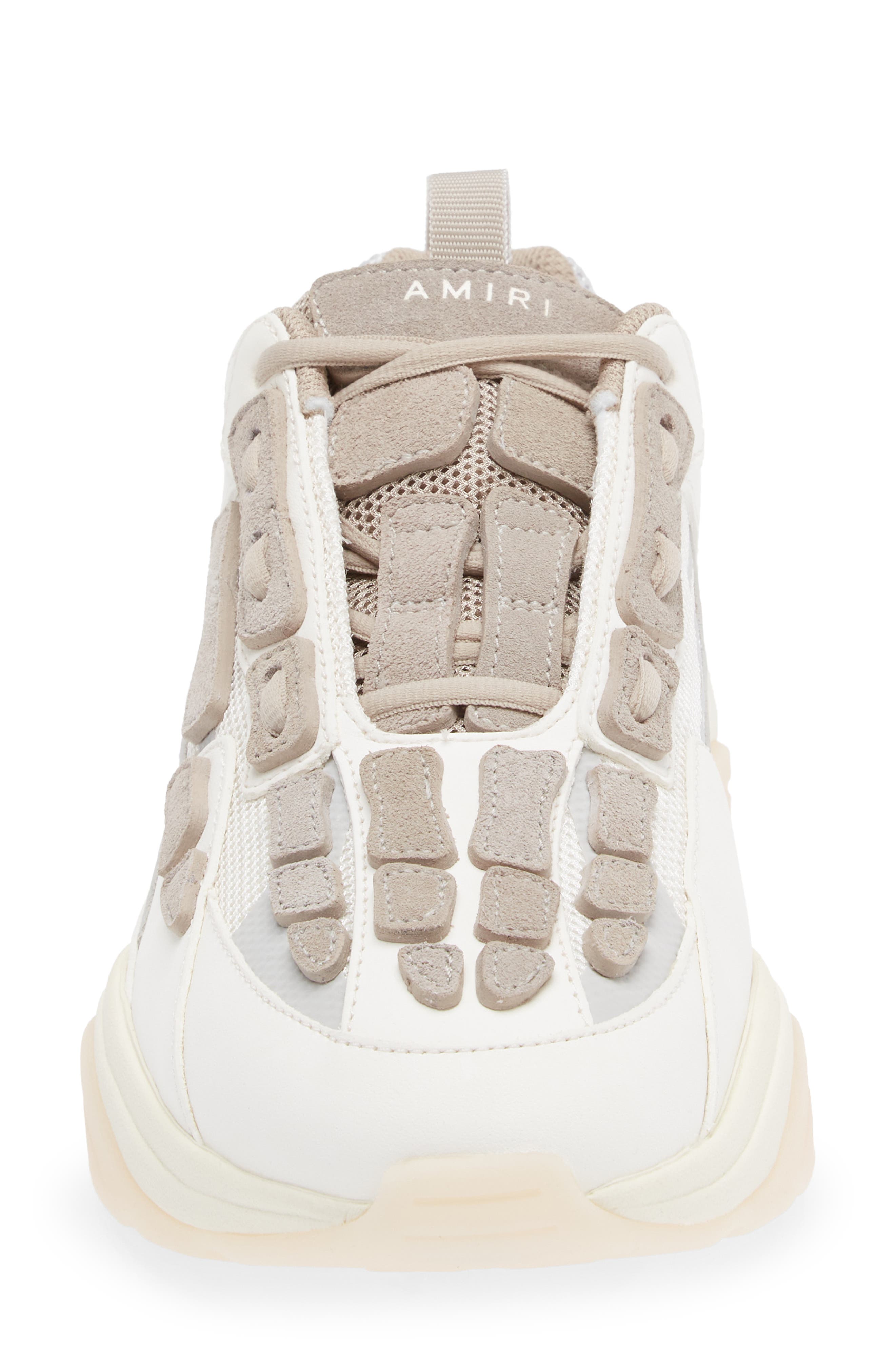 AMIRI Bone Runner Running Shoe, Alternate, color, 