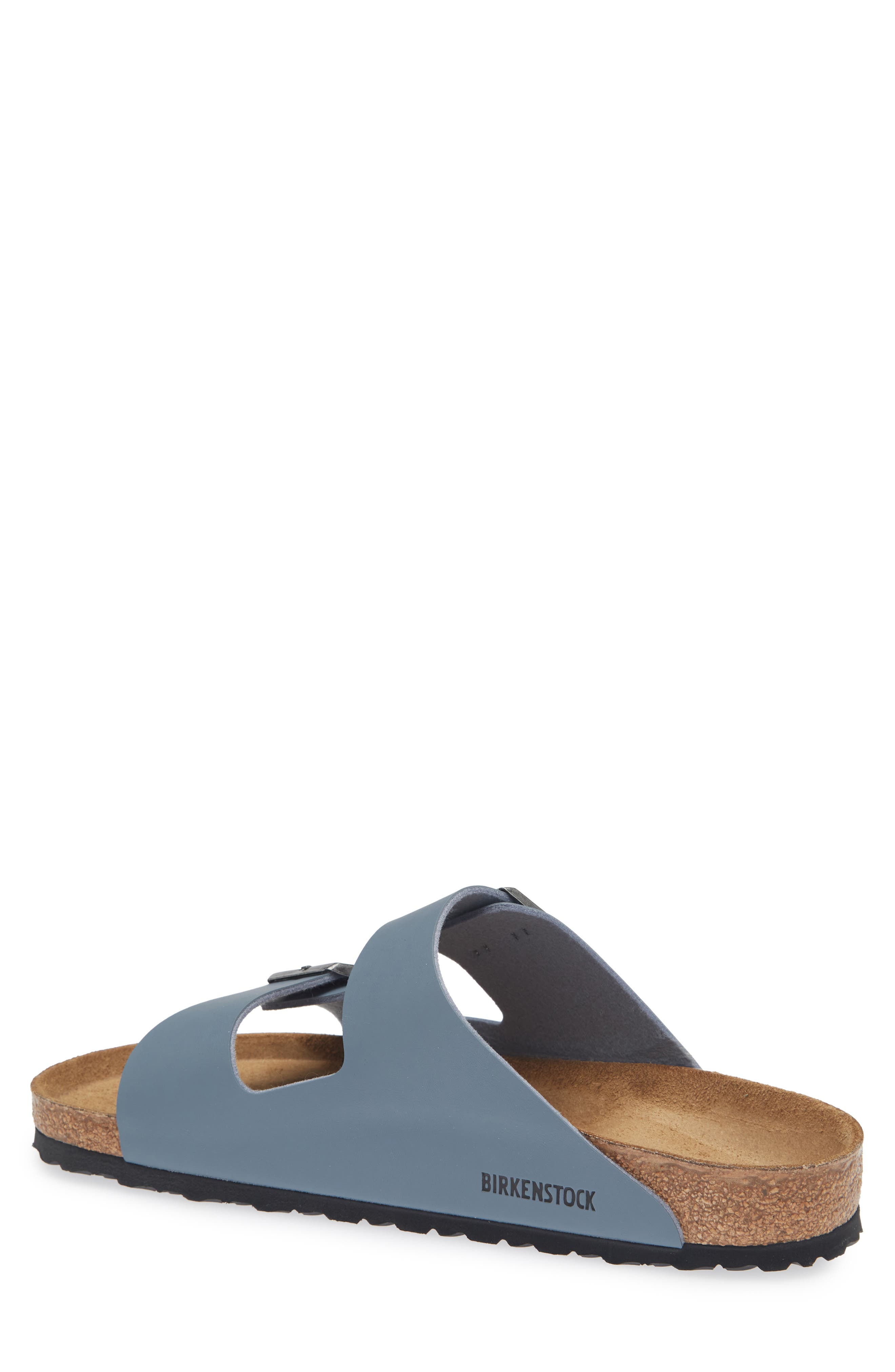 Birkenstock Arizona Birko-Flor Slide Sandal, Alternate, color, Gray