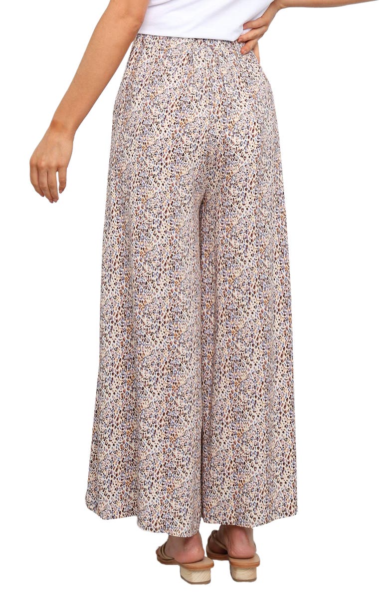 Petal & Pup Axel High Waist Wide Leg Pants, Alternate, color, Cream