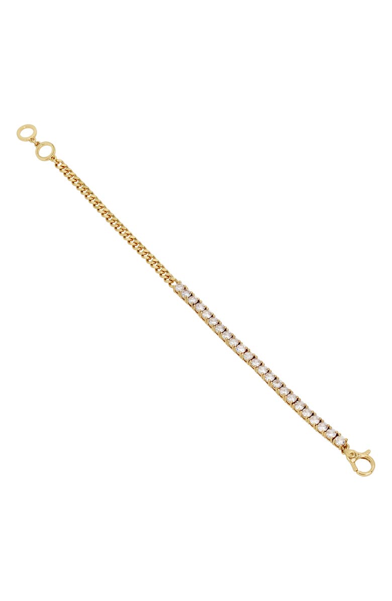 AllSaints Pavé Crystal Tennis Bracelet, Alternate, color,