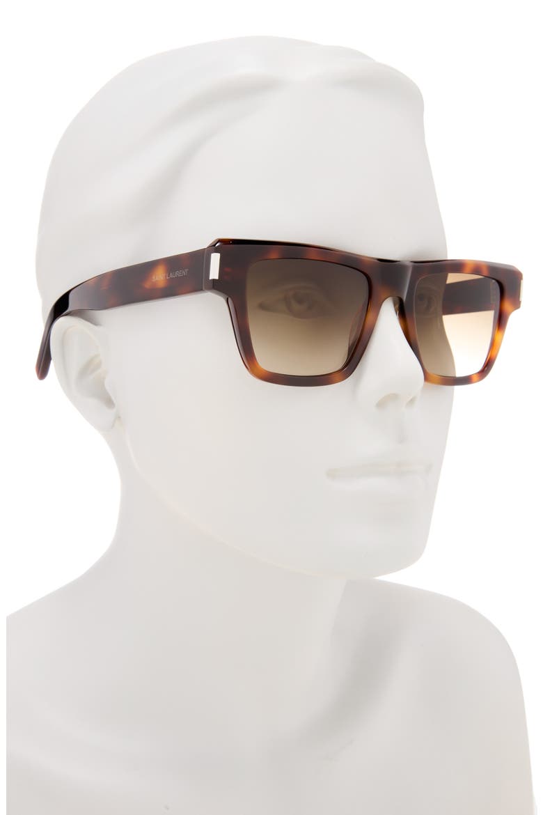 51mm Square Sunglasses, Alternate, color, HAVANA HAVANA BROWN