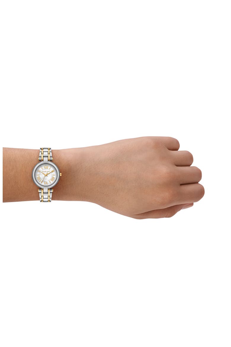 Laney Two-Tone Quartz Bracelet Watch, 30mm, Alternate, color, GOLD, SILVER