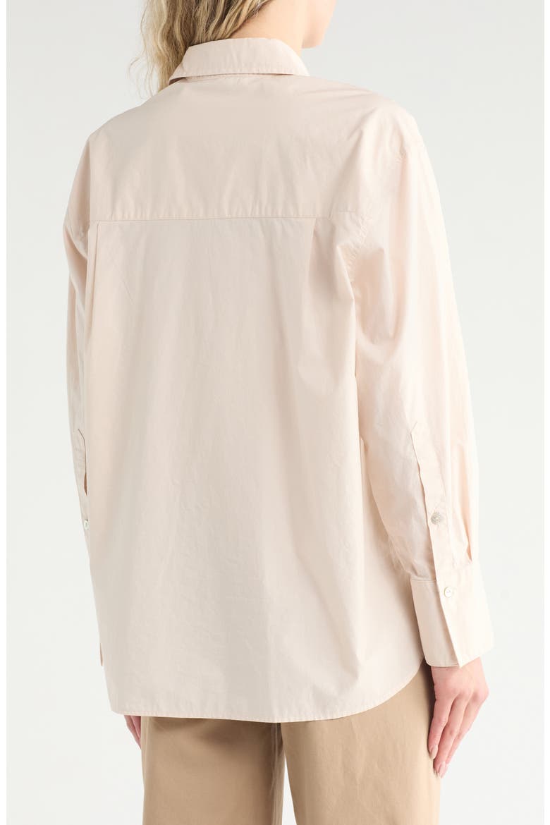 Oversize Oxford Shirt, Alternate, color, SAND GLOW