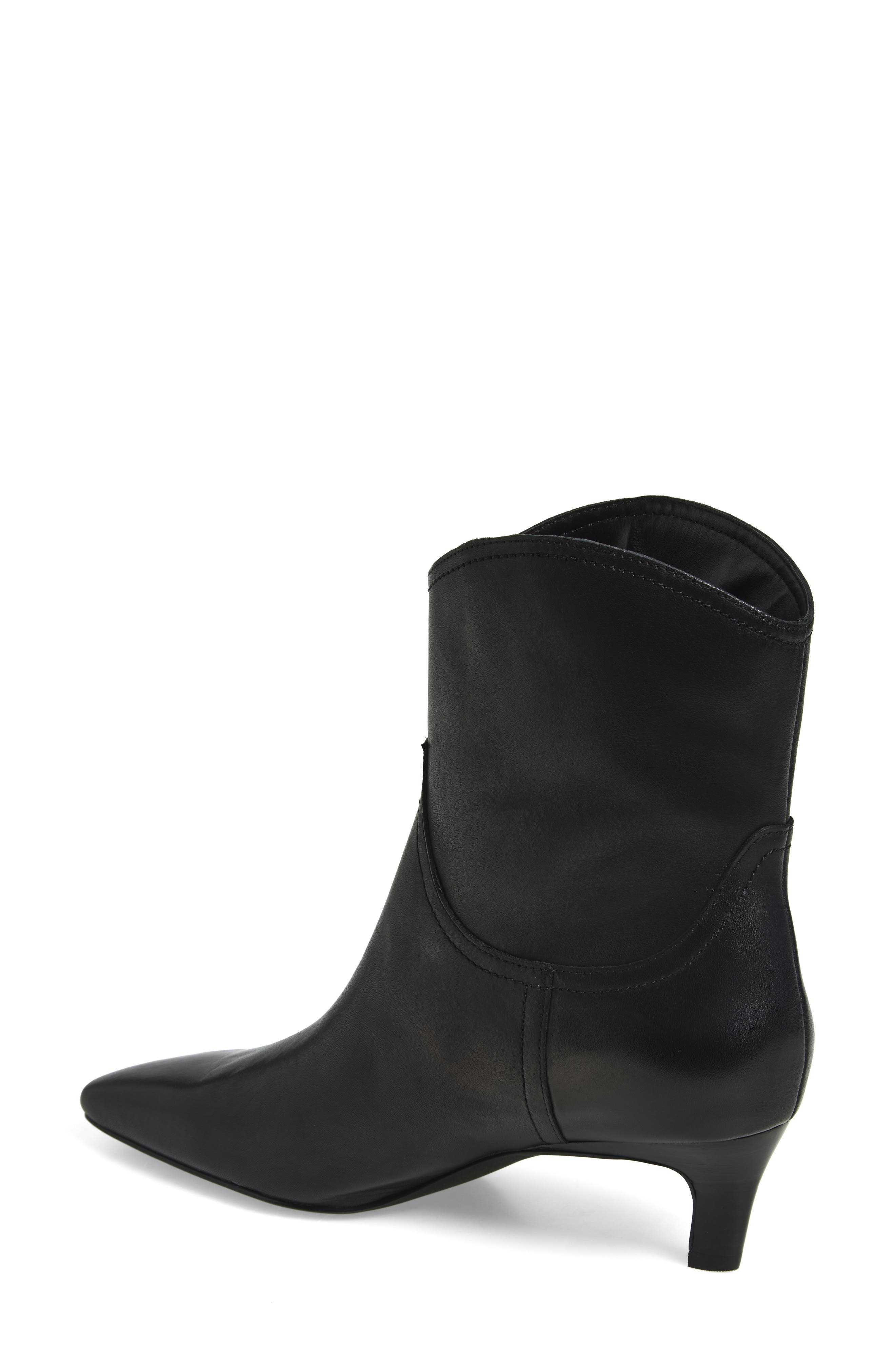Nordstrom Atema Kitten Heel Bootie, Alternate, color, Black