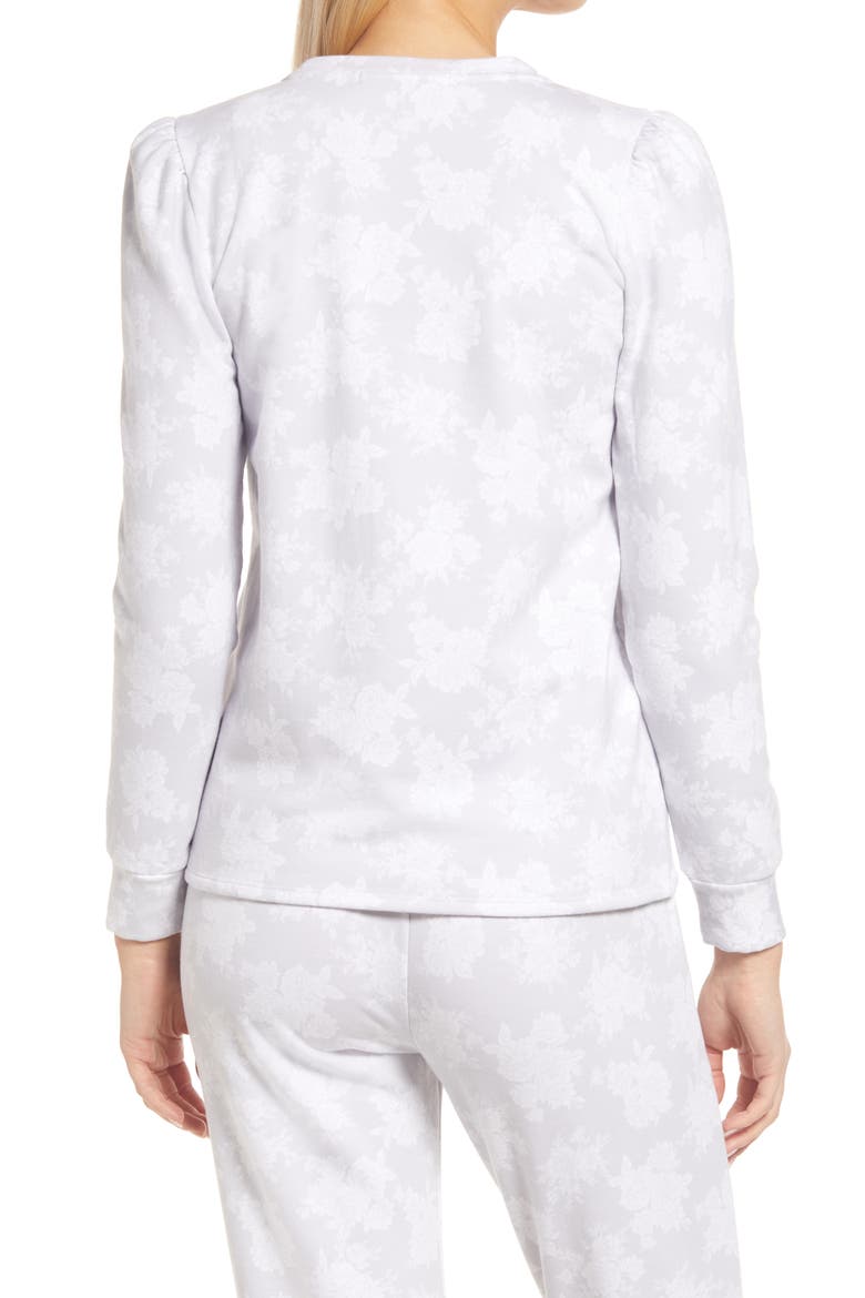 Puff Sleeve Sweatshirt, Alternate, color, DARCY FLORAL