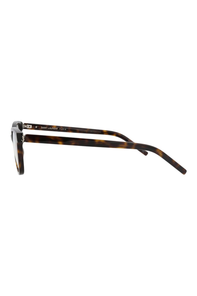 53mm Cat Eye Optical Frames, Alternate, color, HAVANA HAVANA TRANSPARENT