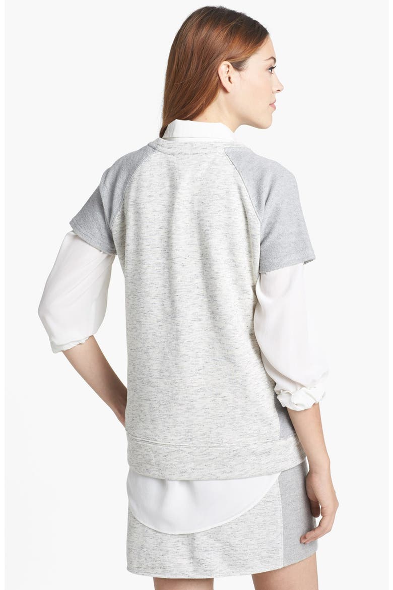 Silk Utility Blouse, Alternate, color, NEW IVORY