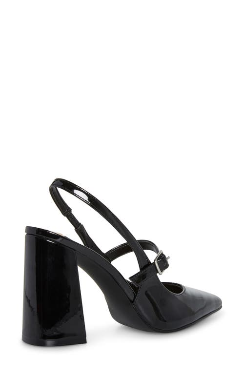 Steve Madden Maegan Pointed Toe Slingback Pump In Black