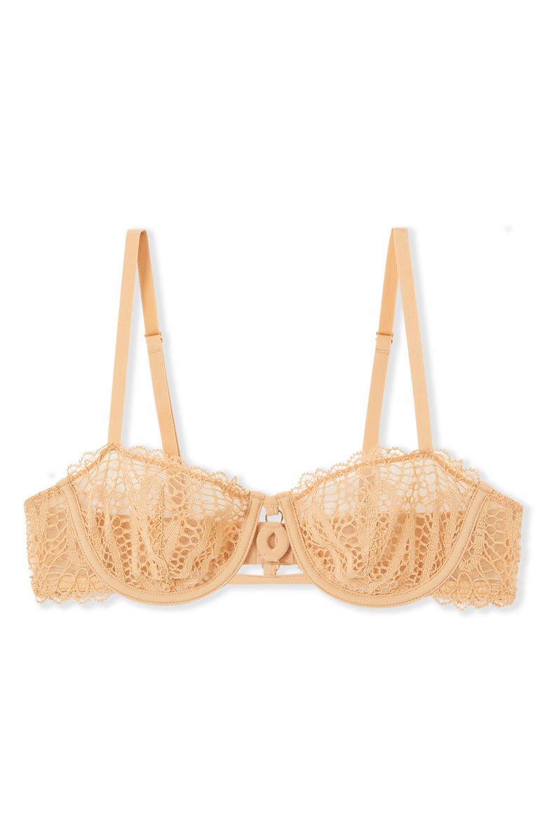 Etam Virtuose N°9 Balconnet Underwire Bra, Alternate, color, Sand