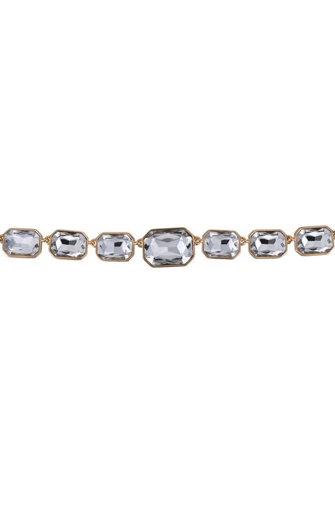 Stone Frontal Collar Necklace