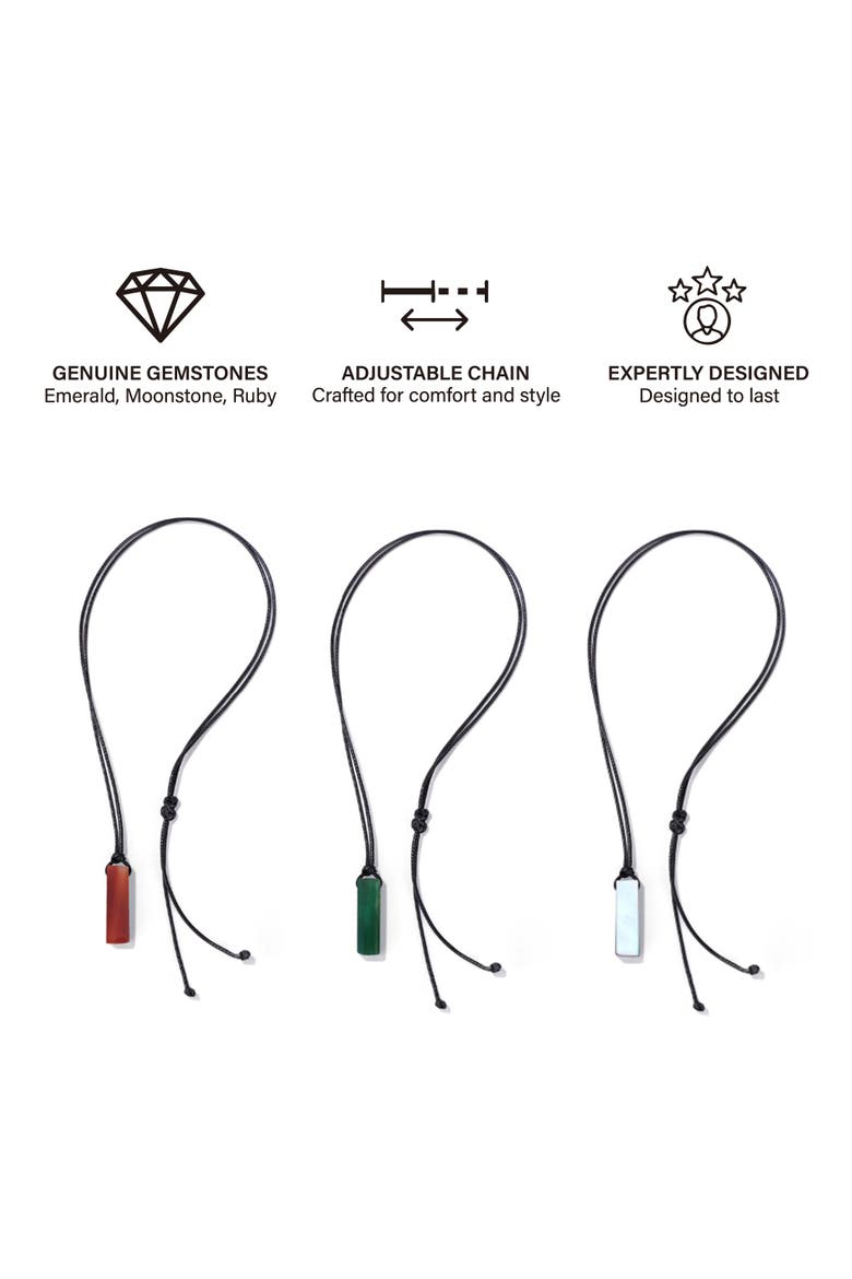 Gemstone Necklace, Diffuser & Essential Oils, Alternate, color, Multicolor
