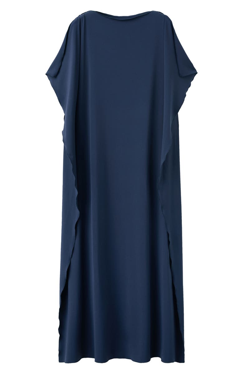 MANGO Ruffle Trim Caftan, Alternate, color,