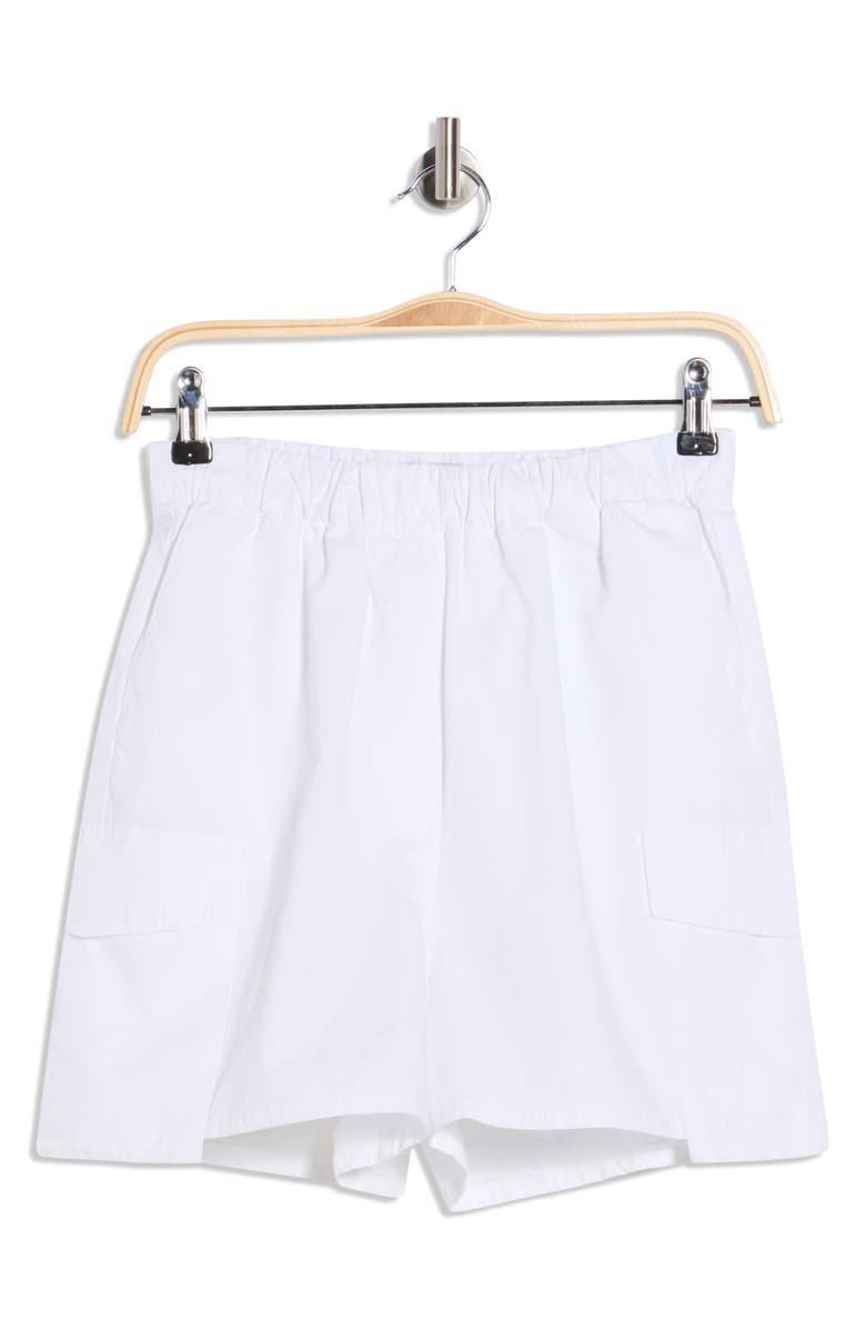 DL1961 Cotton Boxer Shorts, Main, color, White Poplin