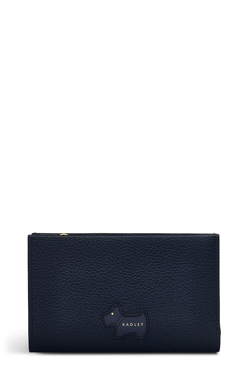 Radley Leather Bifold Wallet, Main, color, Ink