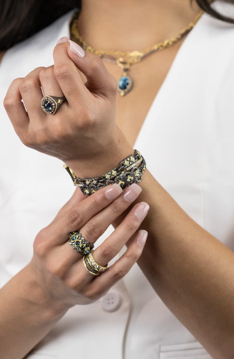 Armenta London Blue Topaz Statement Ring, Alternate, color, Blue