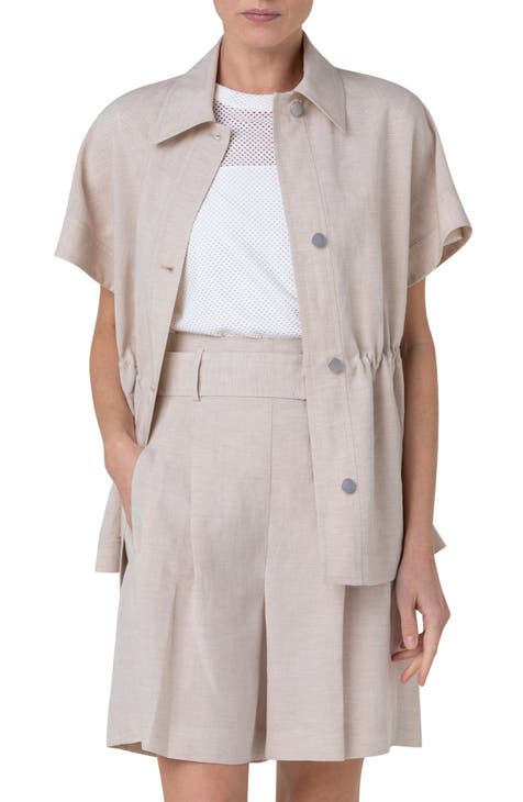 Busy Clothing Womens Beige Short Sleeve Jacket main image 0