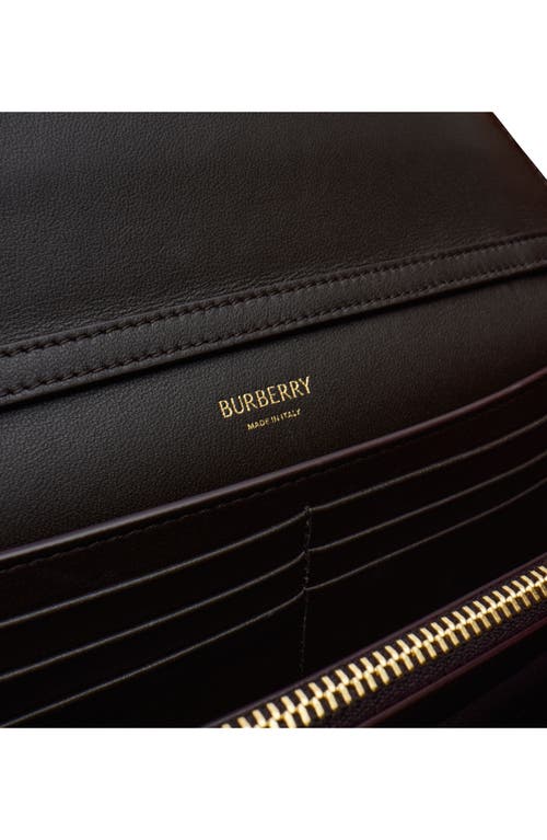 Burberry Highlands Coated Canvas Wallet On A Chain In Pink