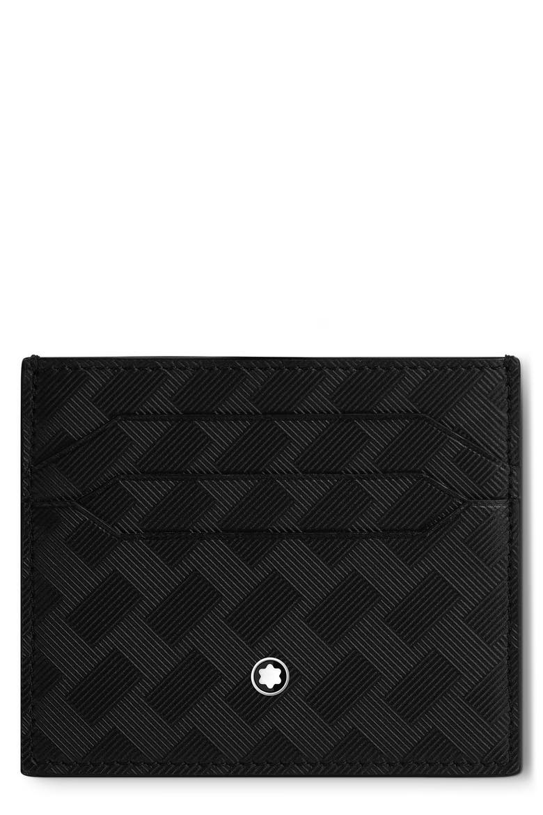 Extreme 3.0 Leather Card Case, Main, color, BLACK