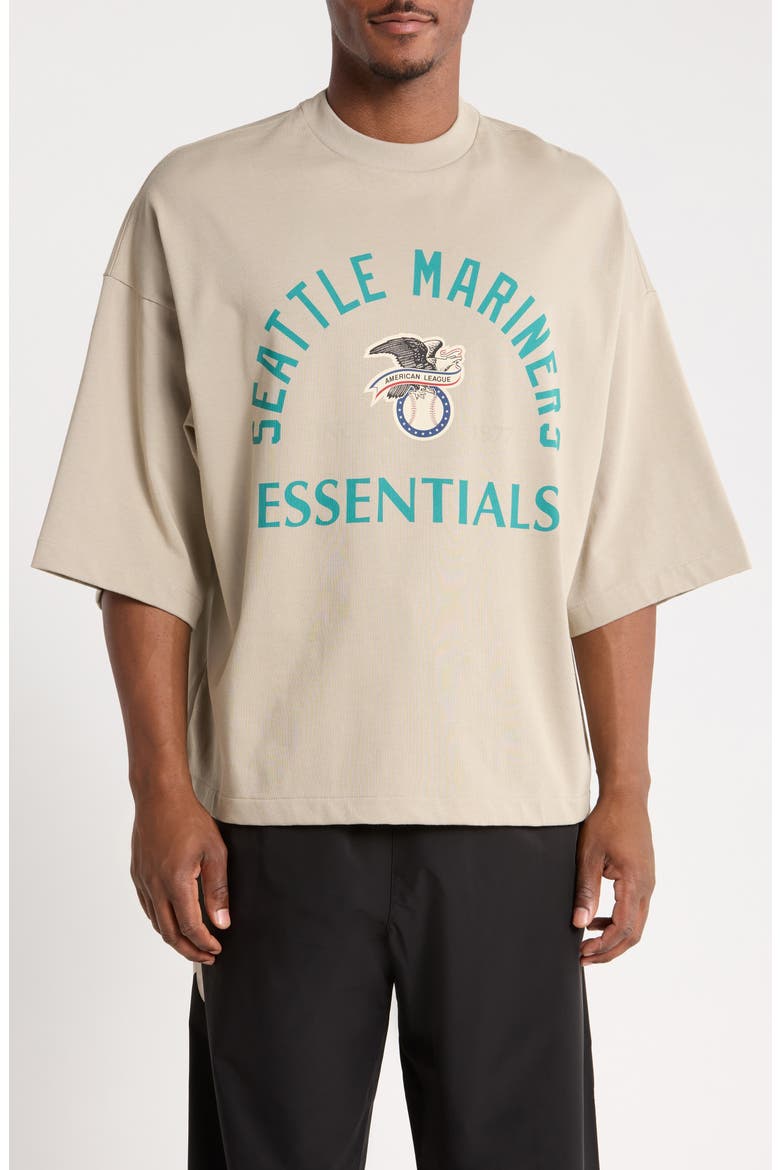 x MLB Seattle Mariners Merch Cotton Graphic T-Shirt, Main, color, SEAL